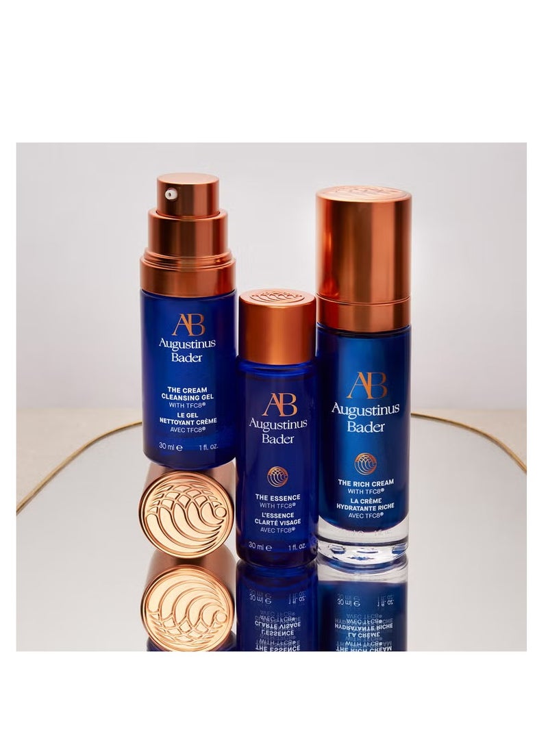 أوجستينوس بادر أوغستينوس بادر نظام تجديد البشرة جل التنظيف الكريمي 30 مل، الجوهر 30 مل، الكريم الغني 30 مل - Image 3
