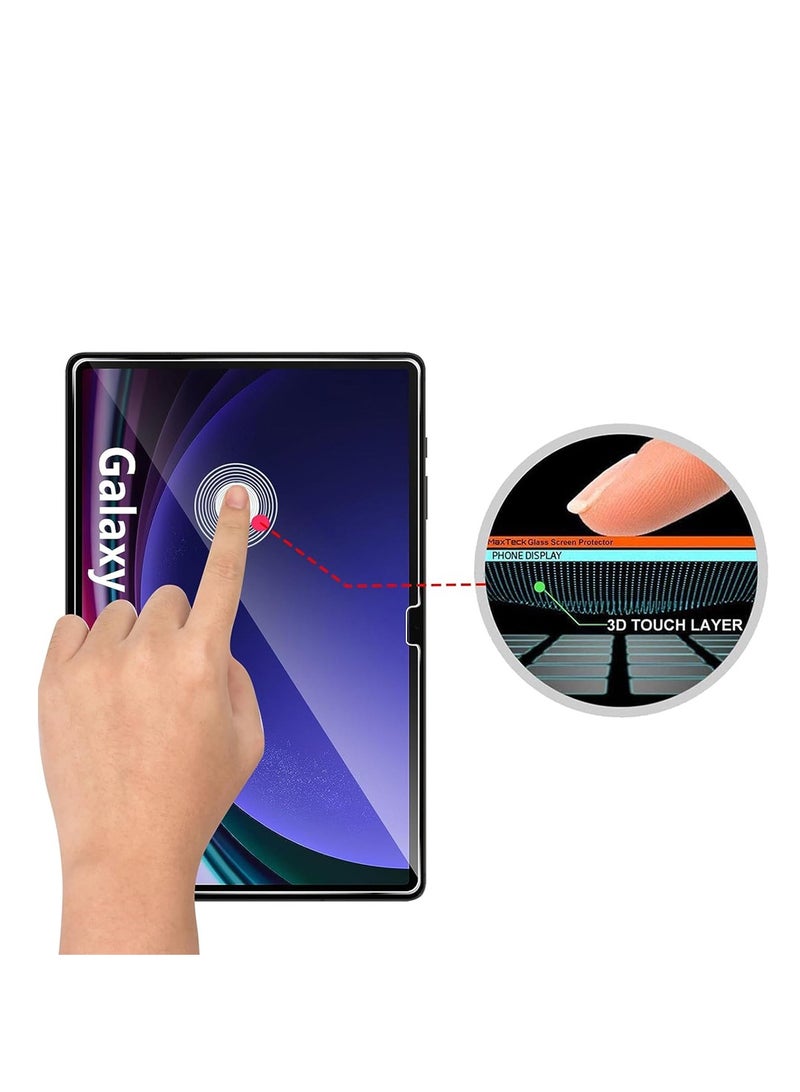 CATANES 3 Pack For Samsung Galaxy Tab S9 Plus Screen Protcetor Scratch and Shatter Resistant Anti Bubble Glass - Image 3