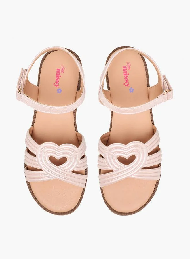 Little Missy PINK Girls Hook & Loop Sandals for Women | Best Price UAE