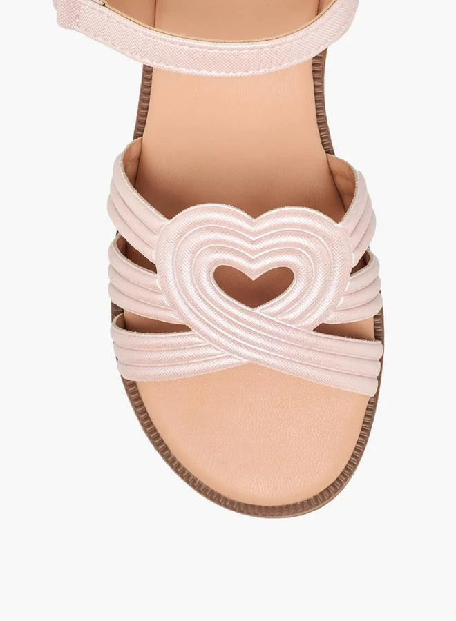 Little Missy PINK Girls Hook & Loop Sandals for Women | Best Price UAE
