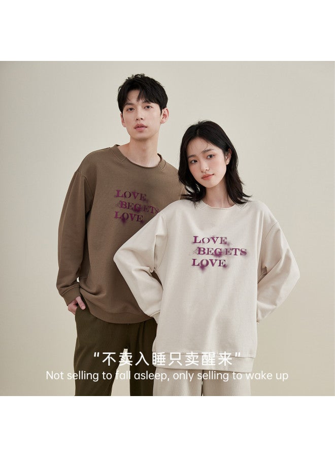 Top melon Long Sleeve T-Shirt For Adults, Casual Outdoor Wearable Hoodie For Couples, Base Layer Top - Image 3