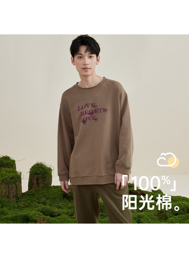 Top melon Long Sleeve T-Shirt For Adults, Casual Outdoor Wearable Hoodie For Couples, Base Layer Top - Image 2