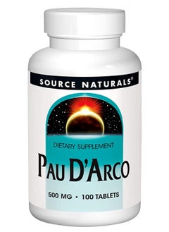 Source Naturals Source Naturals Pau D'Arco, 100 Tablets, 500 mg 