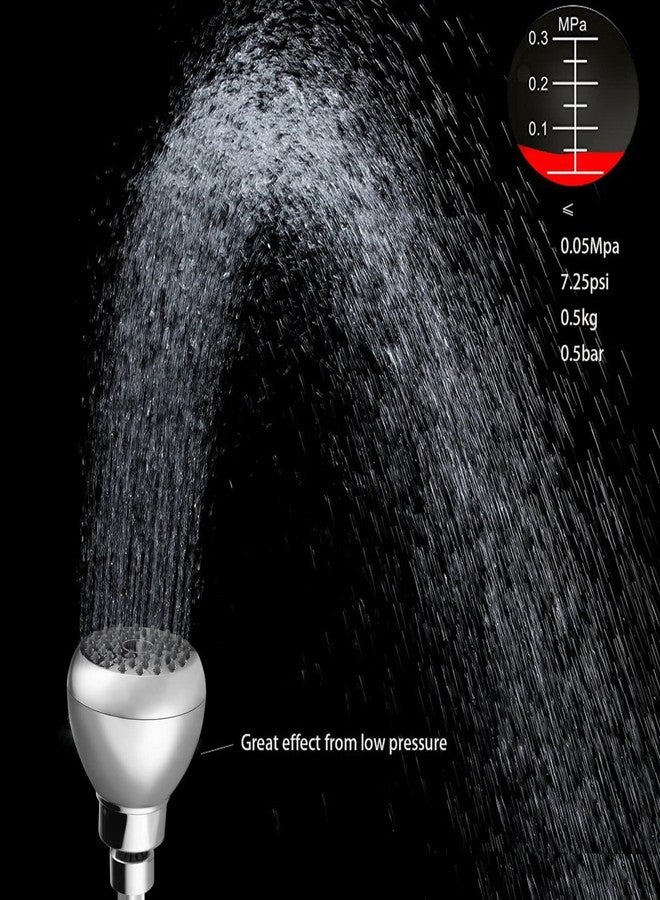 Nuodan High Pressure Shower Head - Powerful Bathroom Pressure Boosting Showerhead - Perfect Universal Replacement for Rain Shower Heads(Chrome) - Image 2