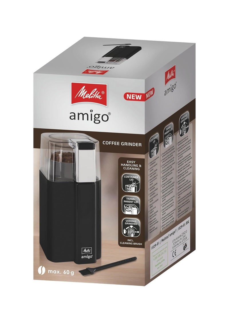 Melitta AMIGO Electric Coffee Beans Grinder, Compact Upto 60g - Image 3