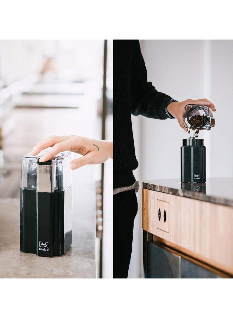 Melitta AMIGO Electric Coffee Beans Grinder, Compact Upto 60g - Image 4