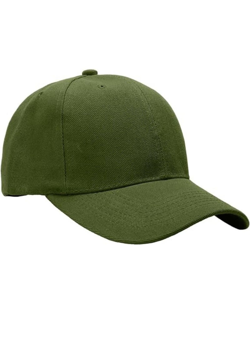 SARAOONT 12 Pcs Army Green Baseball Caps for Women Men Baseball Hat Adjustable Sports Caps for Adults Outdoor Activities  - Image 3
