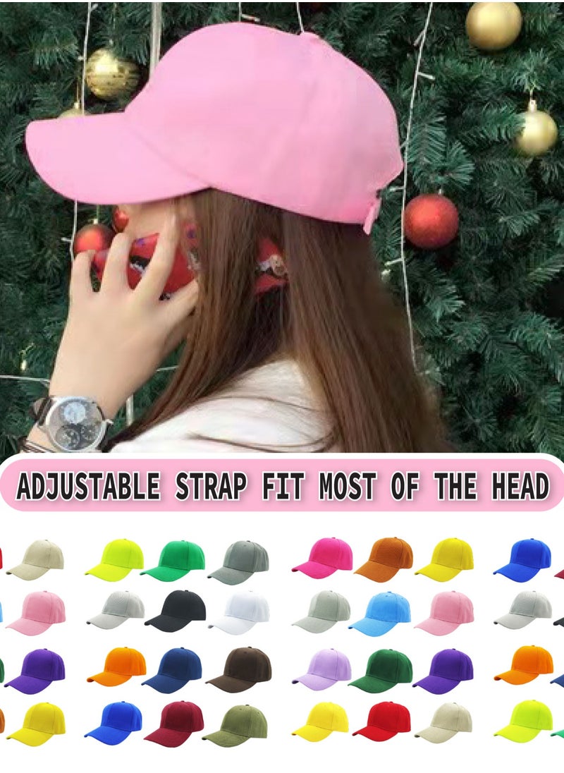 SARAOONT 12 Pcs Army Green Baseball Caps for Women Men Baseball Hat Adjustable Sports Caps for Adults Outdoor Activities  - Image 4