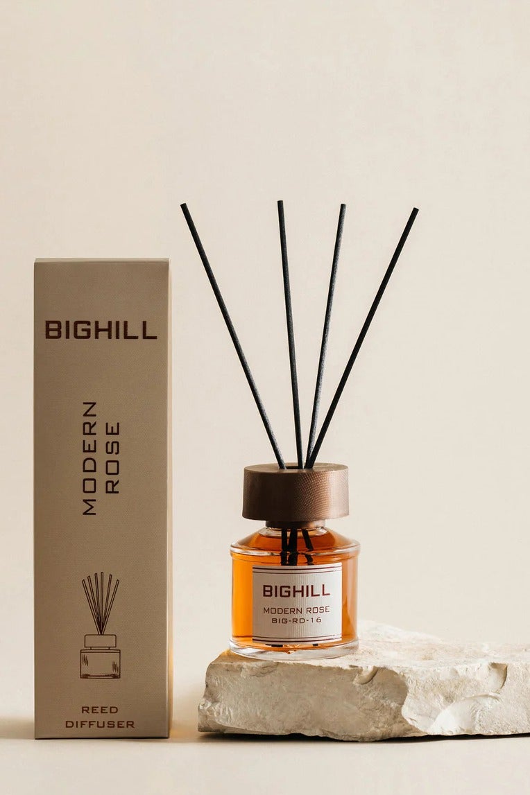 بيج هيل معطر جو حصري من بيج هيل مع أعواد - وردة عصرية 120 مل - Image 1