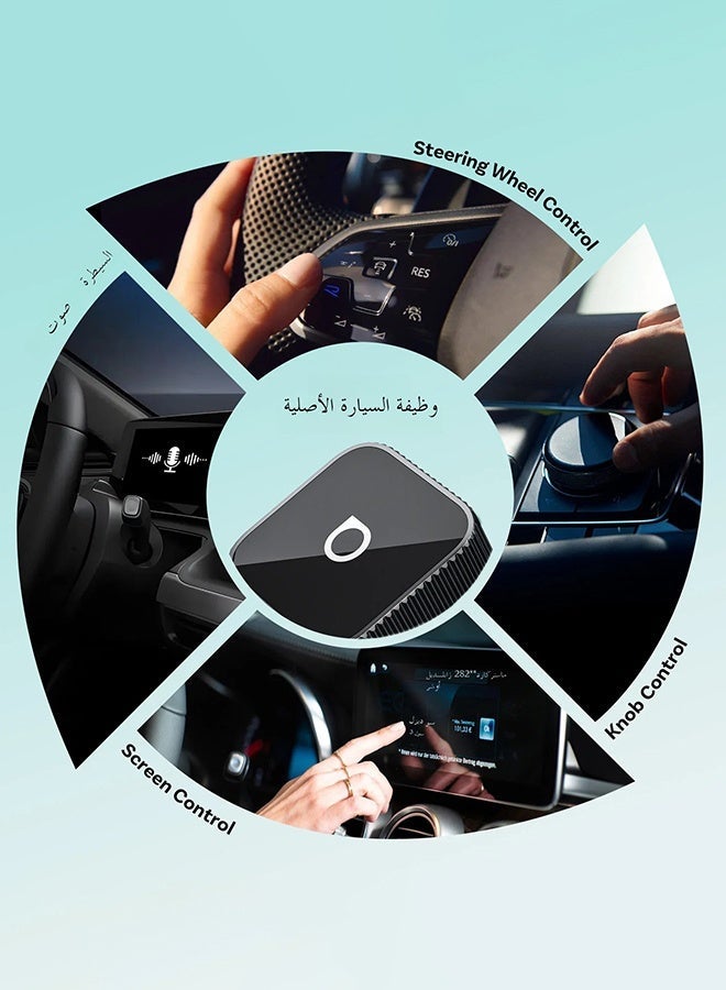 Ottocast 2 IN 1 Mini Slim Wireless CarPlay Android Auto Adapter USB Dongle Plug Play Bluetooth 5.8 Wifi Auto Connect, Converts Wired to Wireless carplay For Volvo Benz Mg Kia Chery VW Toyota Nissan Honda Ford - Image 4