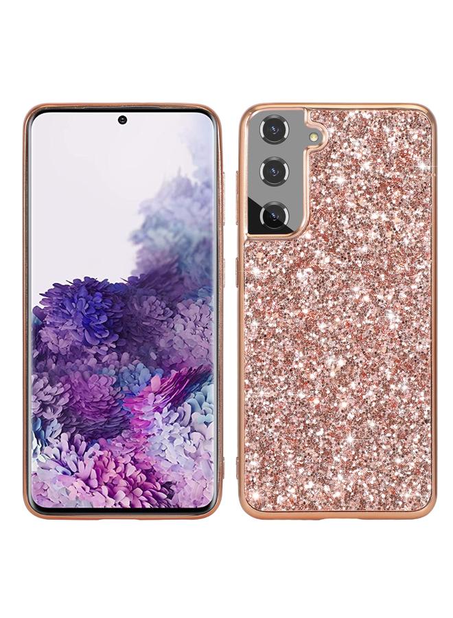 The Bros Case For Samsung Galaxy S22+ 5G Glitter Powder Shockproof TPU Protective Phone Case