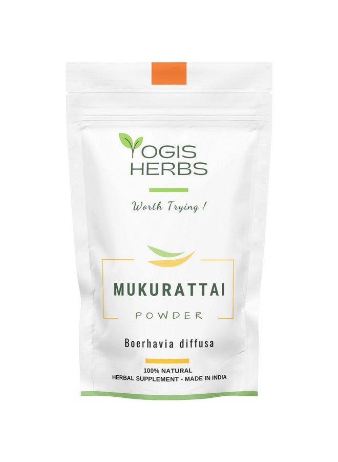 YOGIS HERBS Mukurattai Powder (Boerhavia Diffusa/Punarnava) - 100% Natural Herbal Supplement - Traditional Support for Vitality & Wellness - Fresh & Pure (8 oz.)