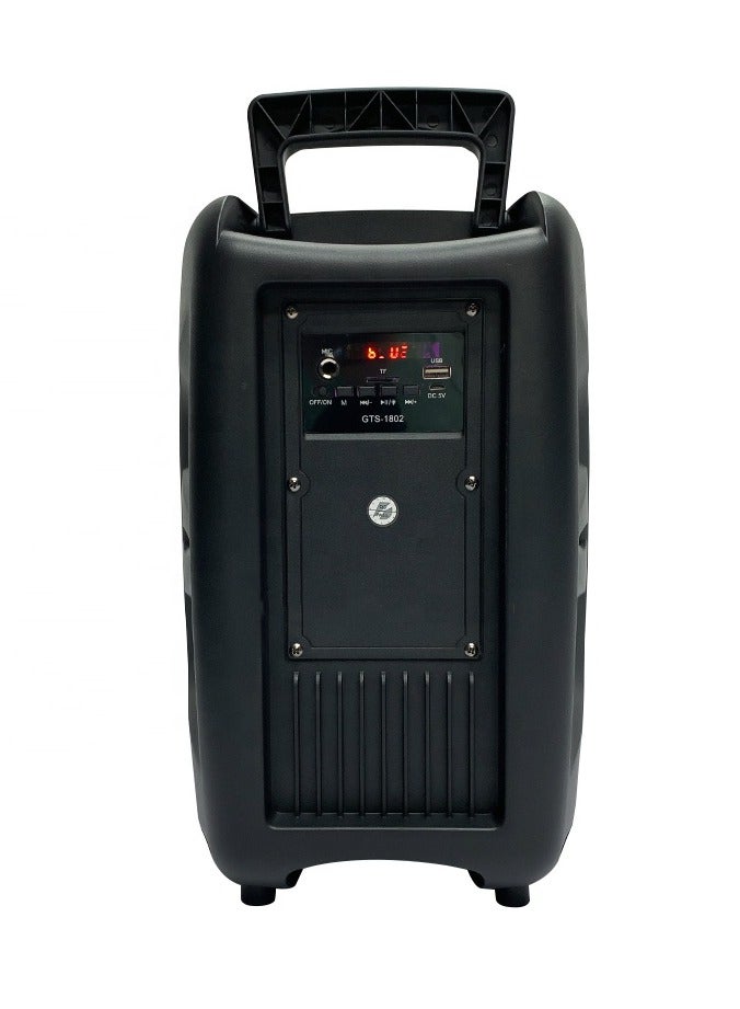 TEXEEM Portable Speaker and Karaoke with Bluetooth V5.3, 8inch speaker size, Wireless Microphone, RGB Party Lights, TWS Connectivity, FM Radio, Rechargeable Battery - Image 4