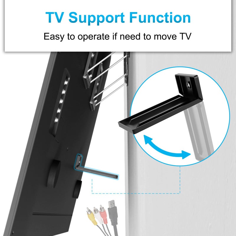 IMtKotW Ultra Slim TV Wall Mount for 37 to 80 inch Flat& Frame TV, Max 165 lbs, 0.37'' Low Profile Wall Mount, VESA 200 x 200-600 x 400 mm - Image 4