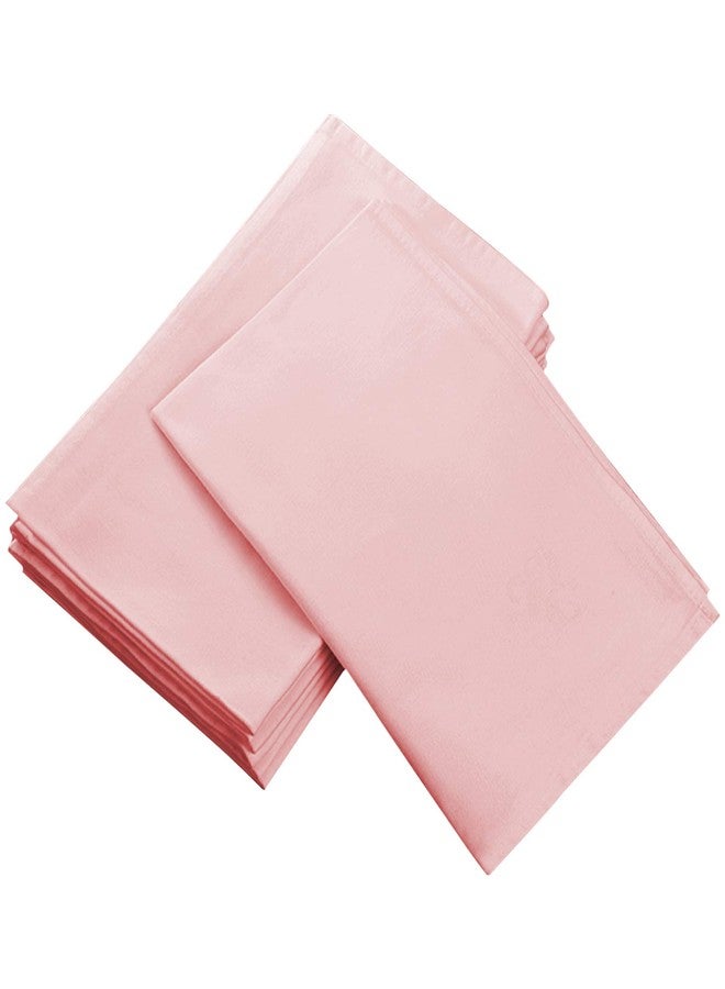 Wonlex 100% Cotton Cloth Napkins Set of 4, Dinner Napkins Cloth 18x18 Inches, Washable Napkins with Hemmed Edges, Reusable Napkins for Parties, Events, Weddings (18"x18", Pink) - Image 1