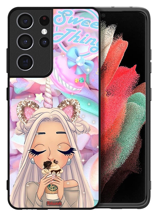 Tolwak Samsung Galaxy S21 Ultra 5G Protective Case Cover Sweet Thing - Image 2