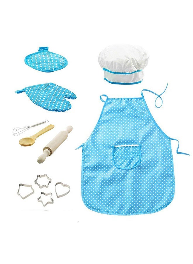 11-Piece Chef Role Play Set With Dress Up Costume And Pretend Kitchen Accessories - Image 1