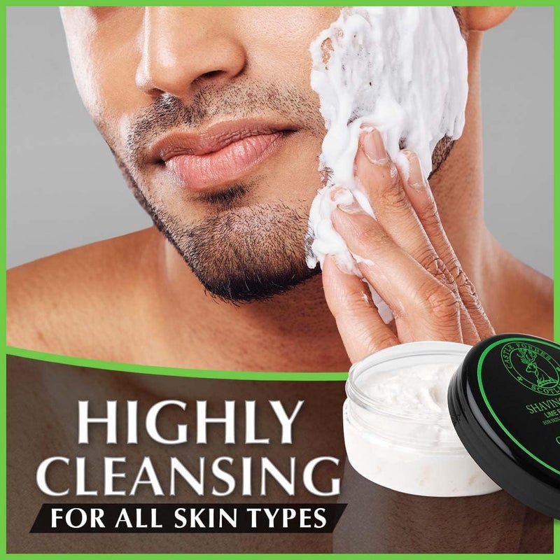 Castle Forbes Lime Oil Shaving Cream, 6.8 fl. oz. - Image 5