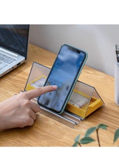 SYOSI SYOSI Phone Stand with Removable Tray Tablet Stand, Multifunctional Removable Pencil Pen Case Desktop Stationery Storage Boxes, Portable Desktop Accessories Organizer Office Supplies  - Image 4