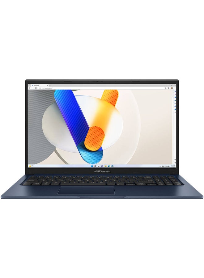 (نسخة محدثة) حاسوب محمول Vivobook 15 مع شاشة FHD 15.6 بوصة، معالج Core i3-1315U/8GB RAM/512GB SSD/رسومات Intel UHD/Windows 11 Pro إنجليزي أزرق هادئ