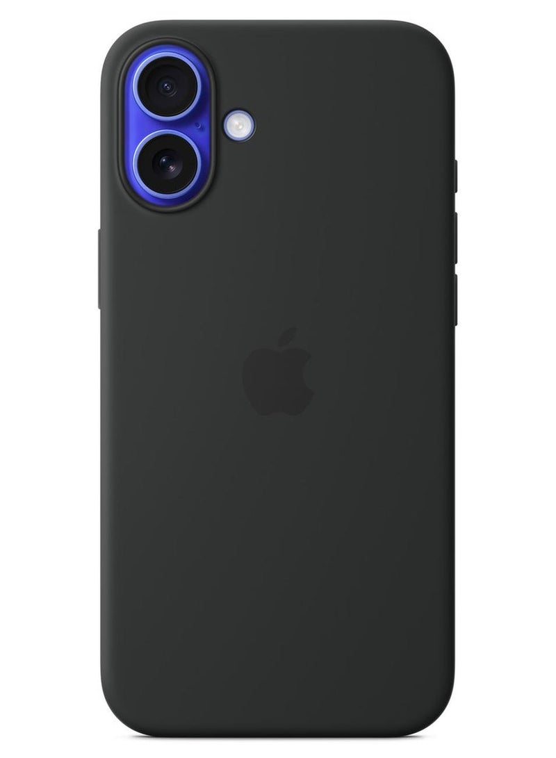 يوارب كينج واقي غطاء سيليكون سائل متوافق مع ايفون 16 بلس اسود