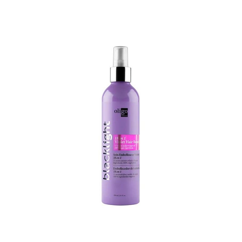 Oligo Professionnel  Blacklight 18In1  Hair Beautifier  Anti Frizz  Leavein Conditioner  Optimal Hydratation  Argan Oil  Vegan Ingredients  11 Amino Acids  Moisturizing Formula  85oz