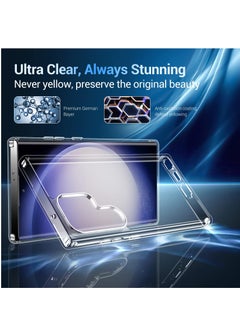 BORTONY Samsung Galaxy S23 Ultra Case Crystal Clear Anti Yellowing Drop Proof Slim Fit Soft TPU Protective Cover  - Image 2