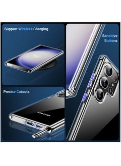 BORTONY Samsung Galaxy S23 Ultra Case Crystal Clear Anti Yellowing Drop Proof Slim Fit Soft TPU Protective Cover  - Image 4