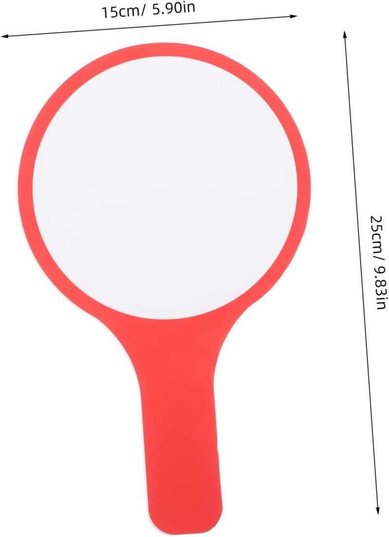 Gadpiparty 2pcs Efficient Reusable Dry Erase Paddles for Boys and Girls Mini Whiteboard Scoreboard - Image 2