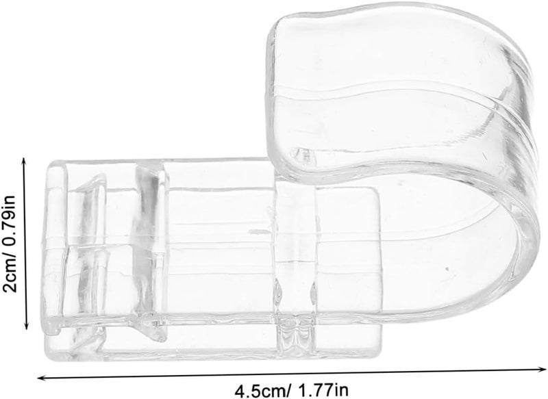 Healifty 8pcs Bathroom Hanging Clips Toothpaste Cleanser Holder Multi-Functional Wall Storage Hooks for Home and Shower Organization - Image 2