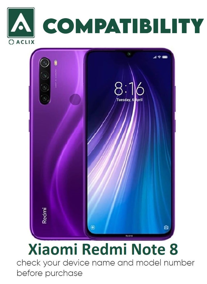 ACLIX 5 Pieces Antistatic ESD Dustproof Premium Quality High Definition Tempered Glass Screen Protector Designed For Xiaomi Redmi Note 8 - Image 3