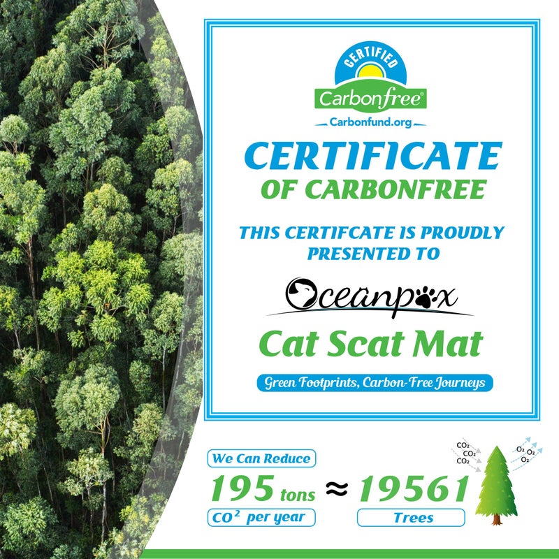 OCEANPAX 2PCS 6.5ft Scat Mat for Cats, Prickle Strips Network Digging Stopper Outdoor Spike Deterrent Mat, 78 inch x 11 inch(13FT) - Image 2