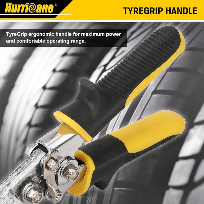 Hurricane Sheet Metal Hand Seamer, 6 Inch Straight Jaw Bender Tools for Flattening Metal, Bending Pliers with Ergonomic TyreGrip Handle - Image 3