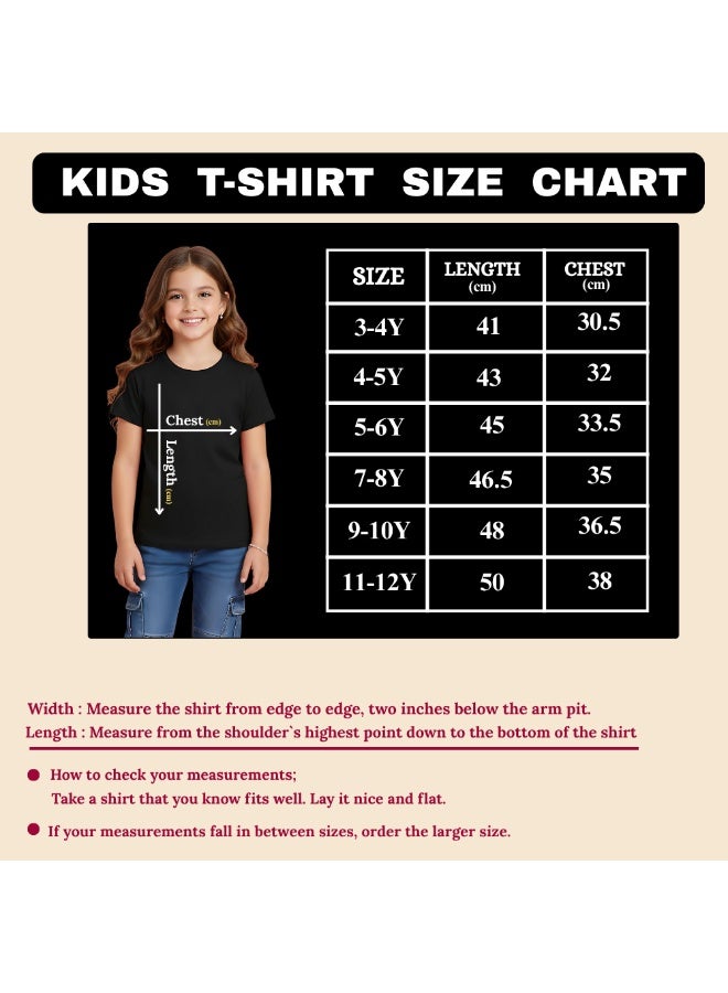 UAE Celebration T-Shirt For Girls-UAE Design Short Sleeve Tee For Celebrations Day,School Events,Holidays–Kids Comfortable And Stylish T-Shirt - Image 2