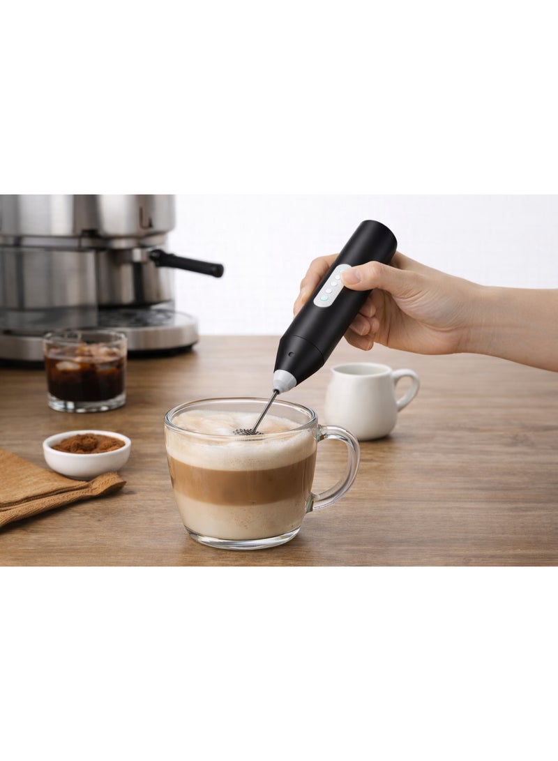 Rechargeable Electric Milk Frother USB Handheld Coffee Foam Maker - Image 2