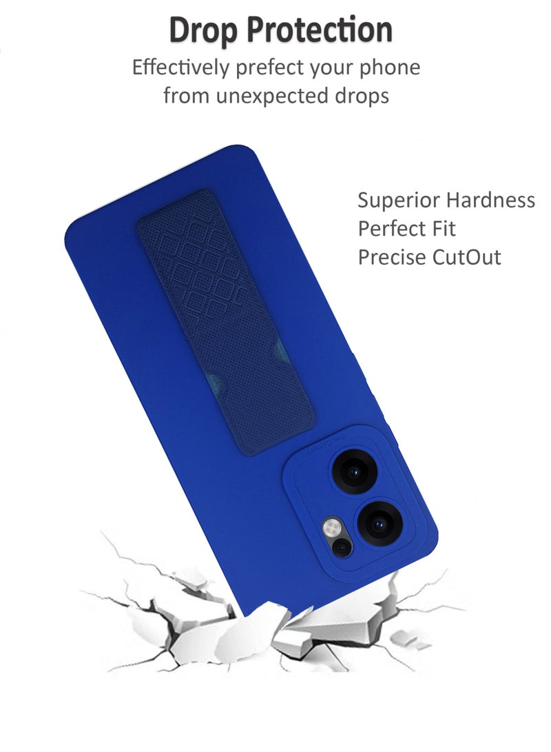 Waldic Oppo Reno 13F 5G Premium Case | Premium Silicone  Case Cover Designed for Oppo Reno 13F 5G | Oppo Reno 13F 5G Case Camera and Drop Protection Thin Protective Back Cover Case for Oppo Reno 13F 5G - Blue  - Image 4