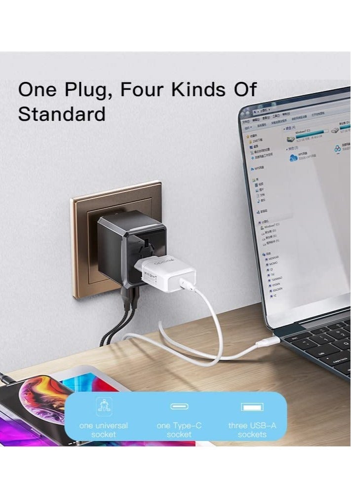 ELTRAZONE MC-10 USB-C Port Universal Travel Adapter is the international travel electrical plug adapter - Image 2
