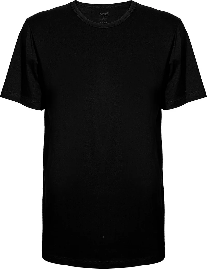 KOM Short Sleeve Koton Modal Men's Undershirt T-Shirt Hulio 2-pack T-Shirt