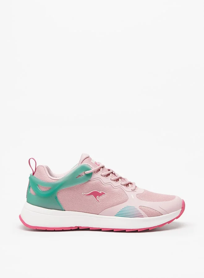 kangaROOS Womens Textured Lace-Up Sports Shoes
