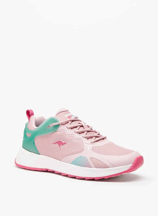 kangaROOS Womens Textured Lace-Up Sports Shoes