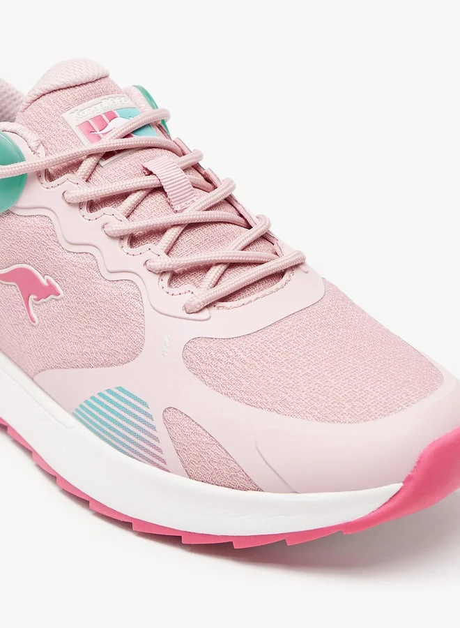 kangaROOS Womens Textured Lace-Up Sports Shoes