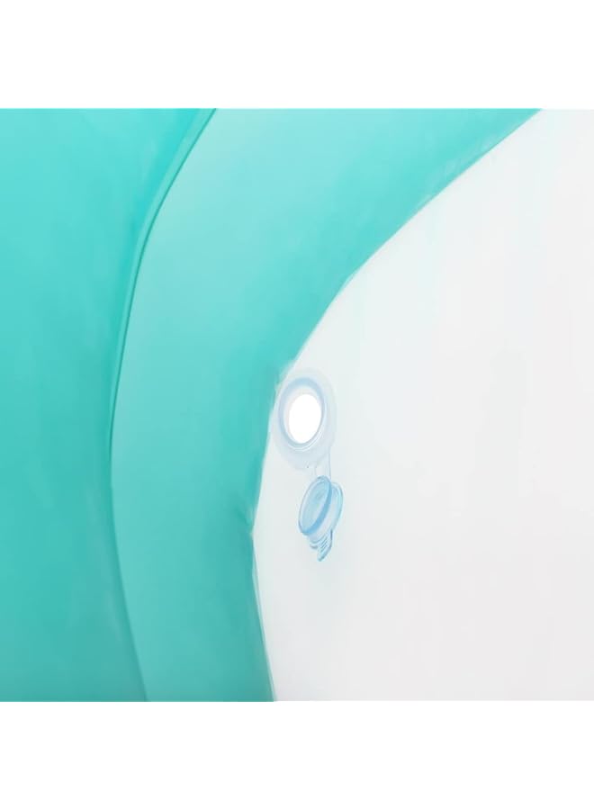 بست واي 54005 حوض سباحة مستطيل قابل للنفخ 51 × 1.5 × 51 سم حلقتان ناعمتان باللون الأخضر - Image 5