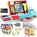 maysida 52PCS Toy Cash Register for Kids with Sound MusicScannerMicrophoneCredit CardPlay Money Pretend Learning Toy Kids Cash Register Christmas Birthday Gift for Toddlers Girl Boy Age 3 4 5 6 - Image 2