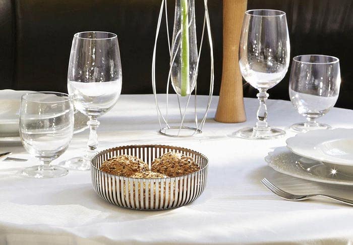 Alessi Basket in 18/10 Stainless Steel Mirror Polished, Silver - Image 2