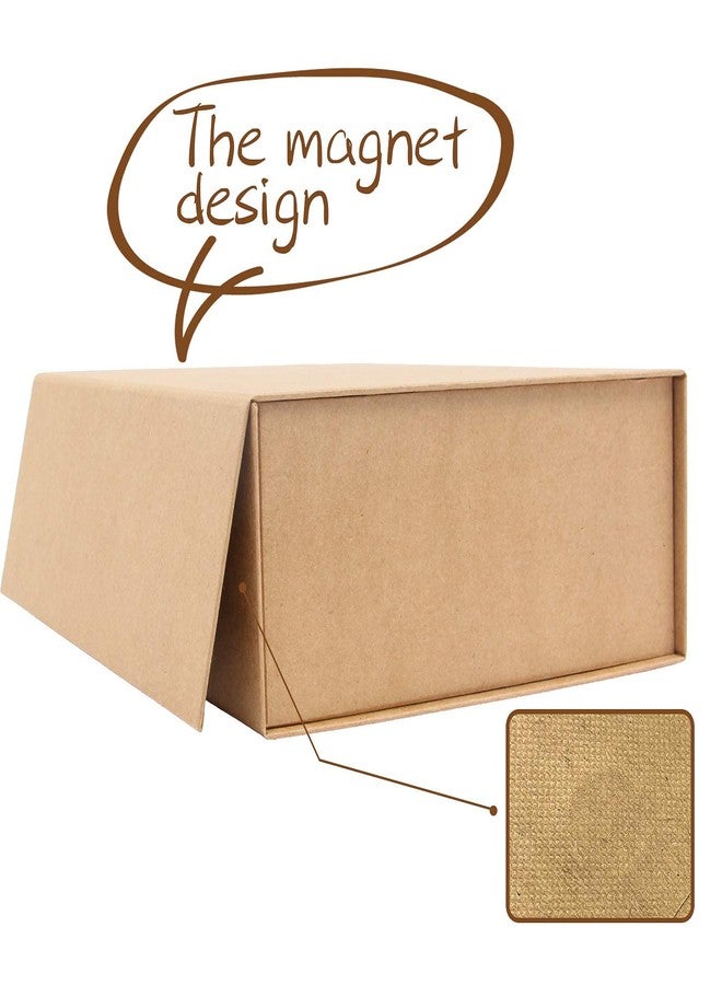 Rsgift Kraft Gift Box Small Kraft 7.8x7x3.1 Gift Box for Women Closure Lid Christmas,Thanksgiving Day,Valentine's Day,Christmas Gift Boxes - Image 5