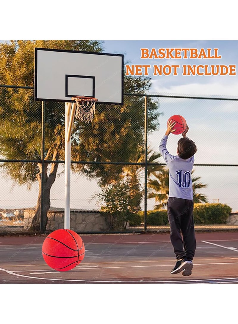 FunBlast Basketball For Kids, 9 Inches Colorful Basketball Sports Toy - Extra Grip Silicon Rubber Beach Ball Sports Outdoor Game, Inflatable Ball For Kids Boys 3+ Years - Image 3