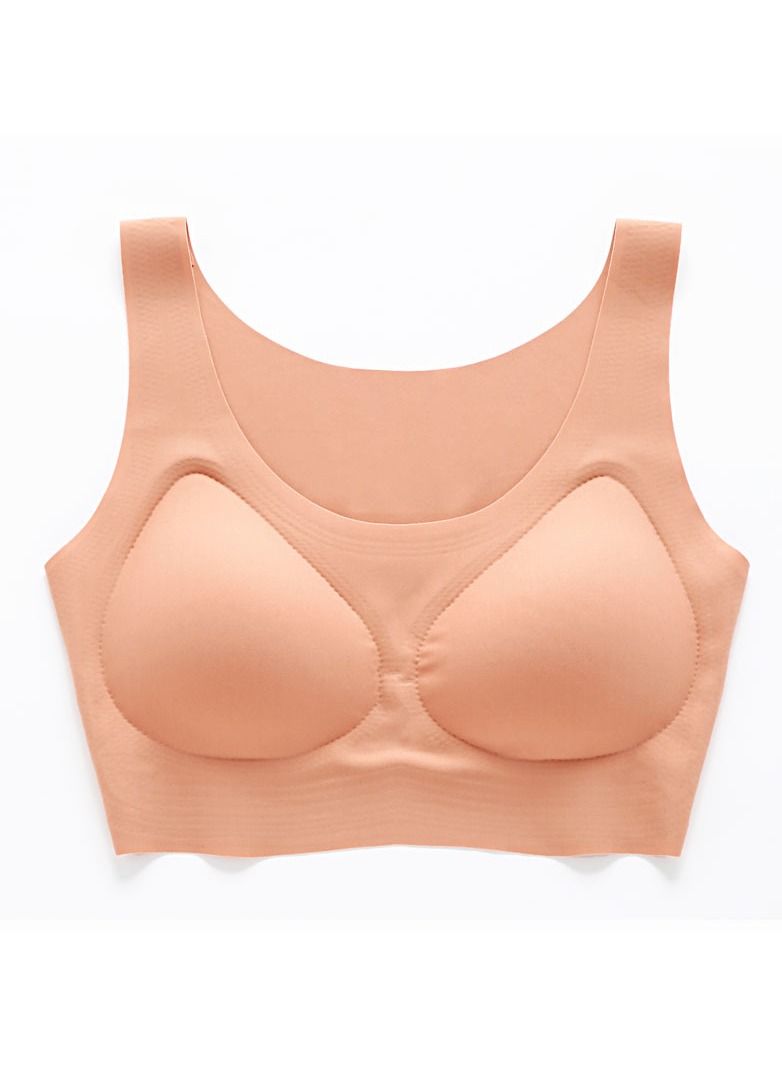Loquat No Steel Ring Gathering Quick Drying Shock Proof Yoga Sports Bra 