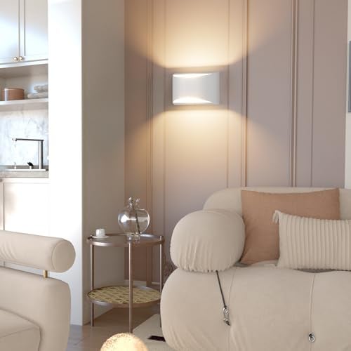 Aipsun 4 Pack Aluminum Modern Indoor LED Wall Sconce Hardwired Interior Wall Lights Up and Down Wall Mount Light for Living Room Bedroom Corridor Conservatory Warm White 3000K(with G9 Bulbs) - Image 2