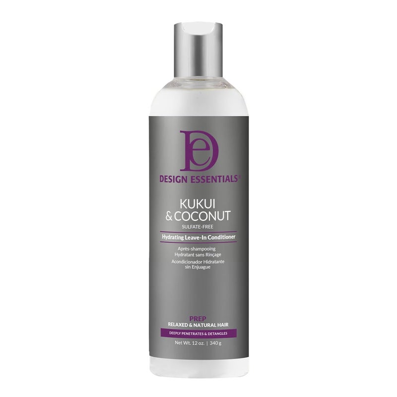 Design Essentials Natural Kukui & Coconut Hydrating Leave-In Conditioner For Relaxed And Natural Hair - 8 Oz - Image 4