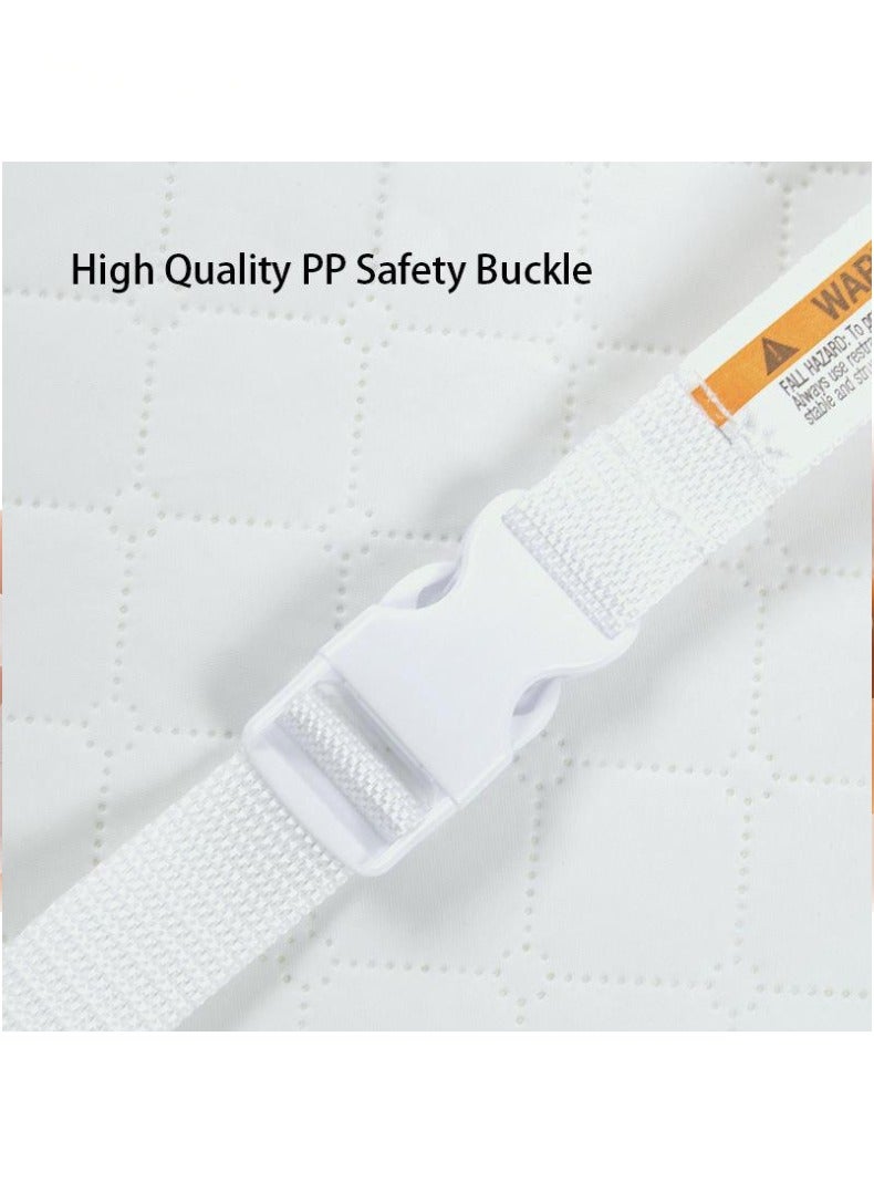 JUNYOUK Baby Diaper Changing Pad, Portable Care Changing Table, Baby Massage Pad, With Seat Belt  - Image 5